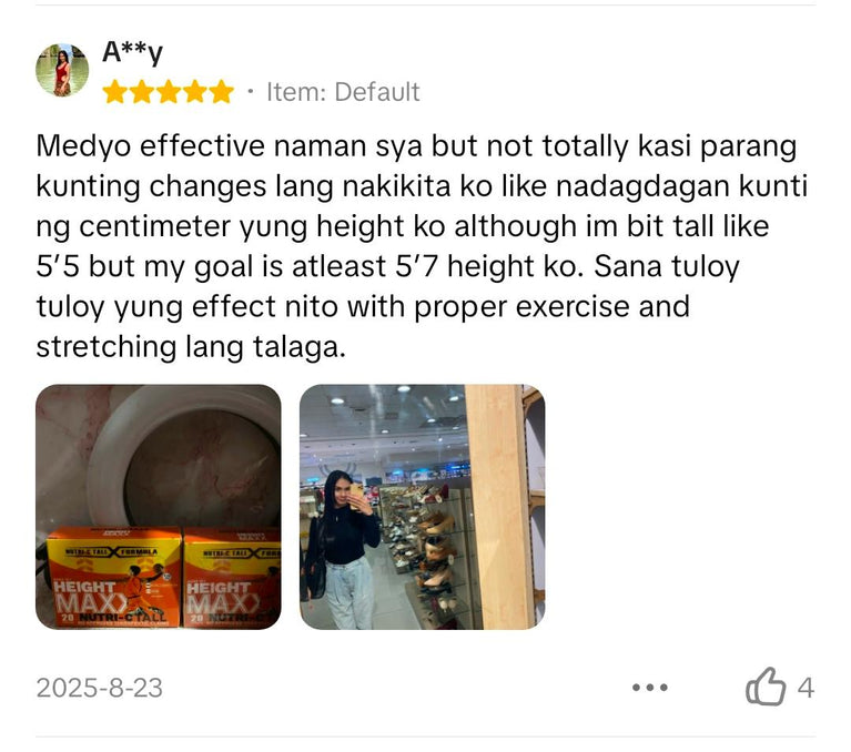 HeightMaxx Nutri-C Tall Ages12+