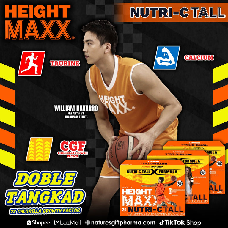 HeightMaxx Nutri-C Tall Ages12+