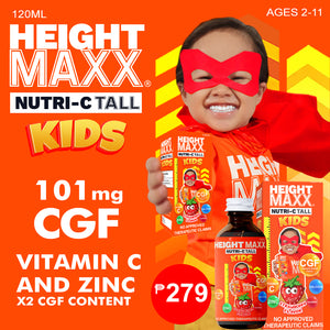 HeightMaxx Kids Syrup (Ages 2-11) 120ml