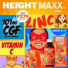 Load image into Gallery viewer, HeightMaxx Kids Syrup (Ages 2-11) 120ml
